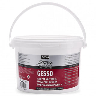 Pebeo Studio Acrylics White Gesso 4 Litres