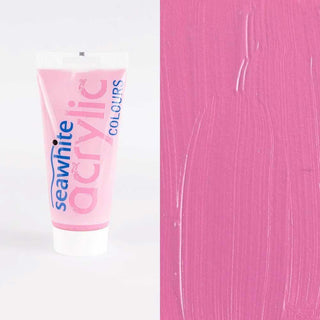 Seawhite of Brighton Acrylic Paint 200ml - Permanent Rose