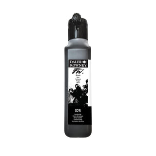 Daler Rowney FW Acrylic Ink 180ml - 028 Black