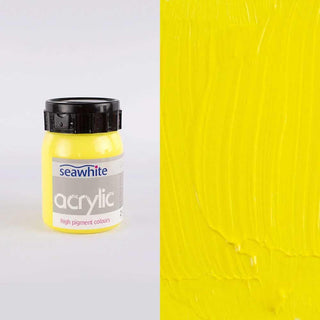 Seawhite of Brighton Acrylic Paint 500ml - Lemon Yellow