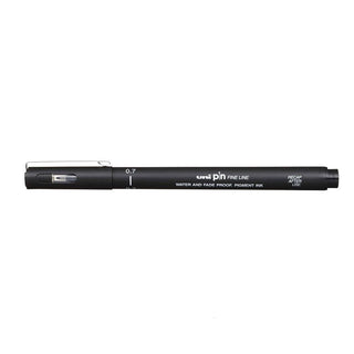 Uni-Ball Pin Fine Line Pen, Black, 0.7