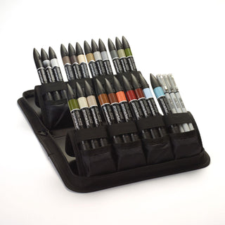 Winsor & Newton Promarker Interiors Set in Wallet 25+1pc