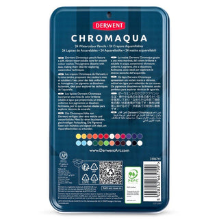 Derwent Chromaqua Pencil 24 Tin