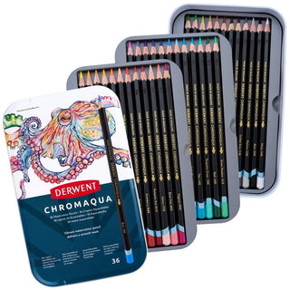 Derwent Chromaqua Pencil 36 Tin