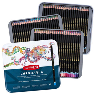 Derwent Chromaqua Pencil 72 Tin