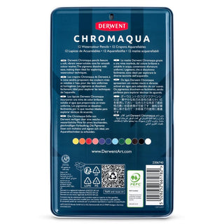 Derwent Chromaqua Pencil 12 Tin