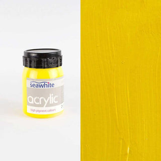 Seawhite of Brighton Acrylic Paint 500ml - Primary Yellow