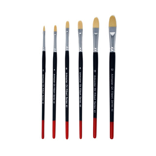 Artmaster Oil Paint Brushes - Filbert