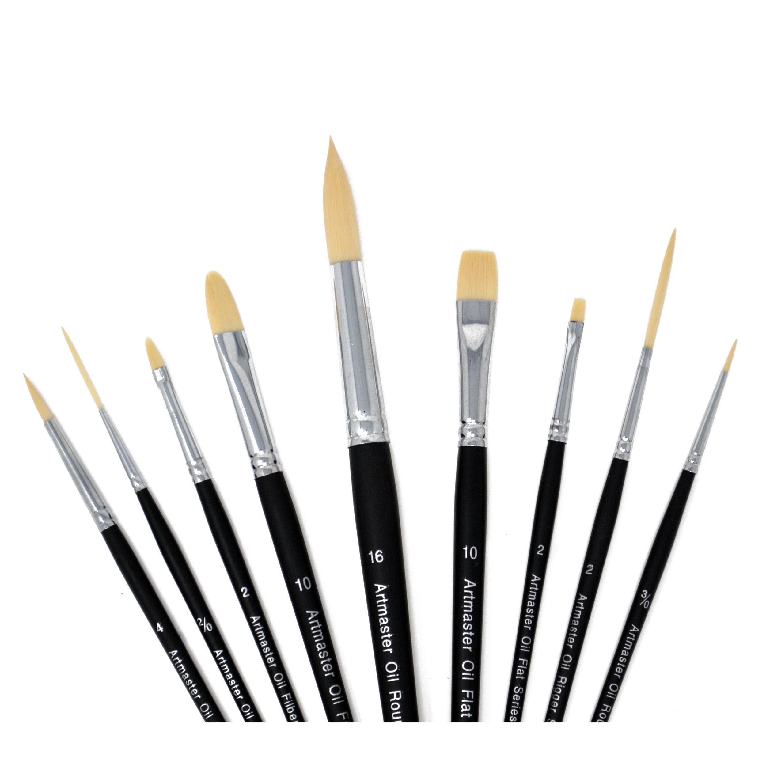 Artmaster Oil Paint Brushes