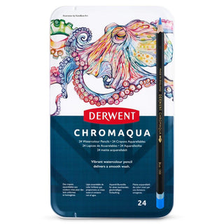 Derwent Chromaqua Pencil 24 Tin