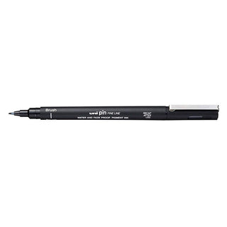 Uni-Ball Pin Fine Line Pen, Black, Brush
