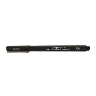 Uni-Ball Pin Fine Line Pen, Black, 0.5