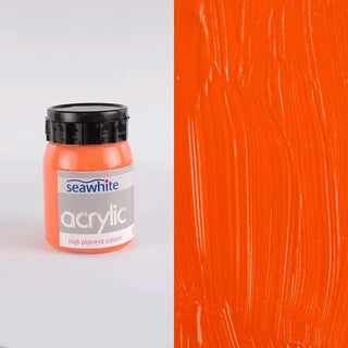 Seawhite of Brighton Acrylic Paint 500ml - Orange
