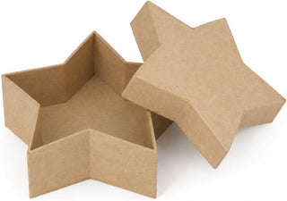 Paper Mache Star Boxes Pack of 10