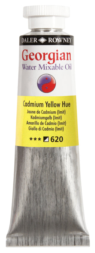 Daler Rowney Georgian Water Mixable Oil Colour 37ml - Cadmium Yellow Hue