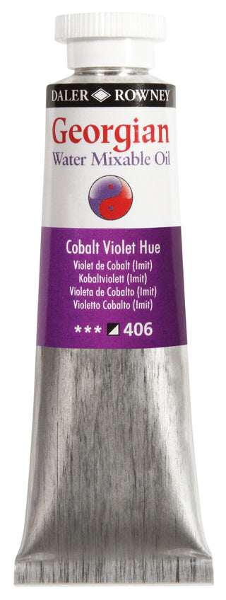Daler Rowney Georgian Water Mixable Oil Colour 37ml - Cobalt Violet Hue