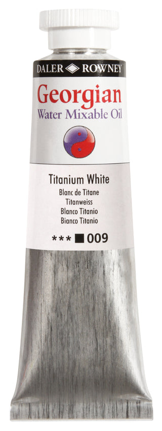 Daler Rowney Georgian Water Mixable Oil Colour 37ml - Titanium White