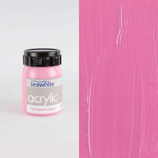 Seawhite of Brighton Acrylic Paint 500ml - Permanent Rose