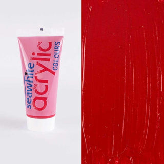 Seawhite of Brighton Acrylic Paint 200ml - Cadmium Red