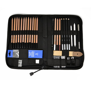 Studio 22 Mixed Media 40pc Drawing & Sketching Wallet Set