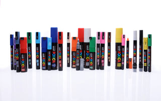 Uni POSCA PC-8K 8mm Chisel Marker Pens from The Art Shop Skipton