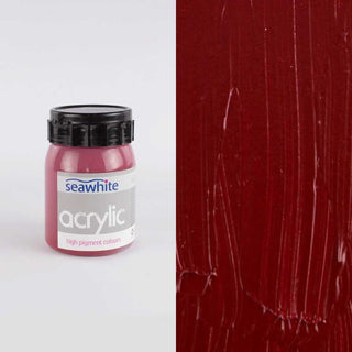 Seawhite of Brighton Acrylic Paint 500ml - Naphthol Carmine