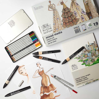 Winsor & Newton Mixed Media Fashion Set