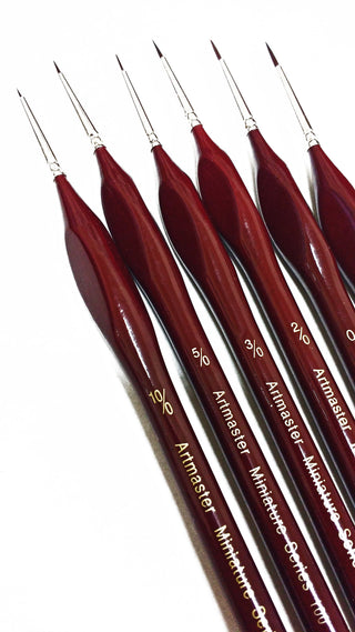 Artmaster Fine Detail Miniature Series 100 Paint Brushes