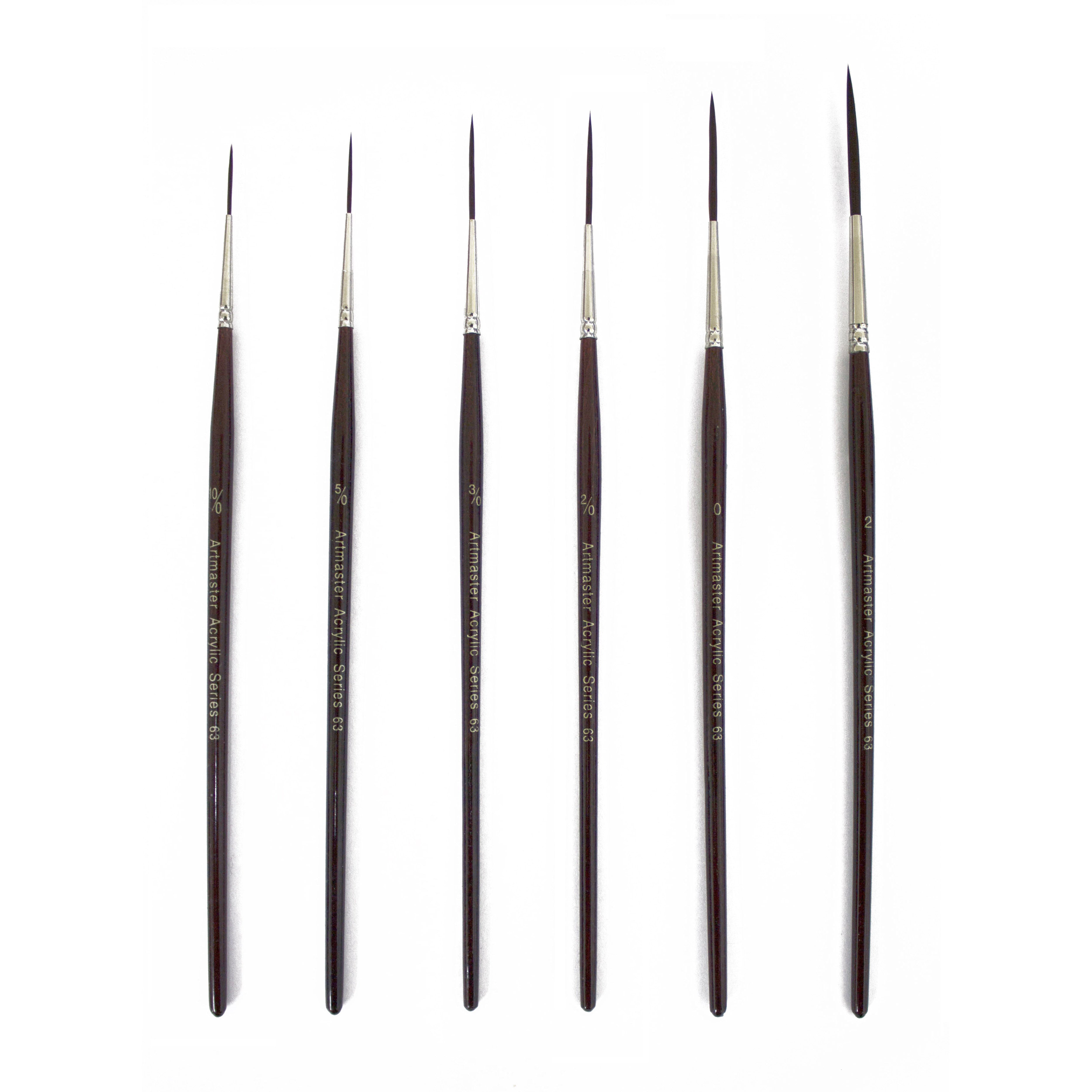 Artmaster Acrylic Series 63 Paint Brushes (Rigger)