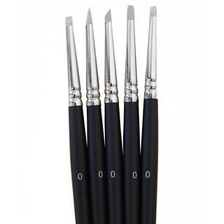 Silicone Colour Shaper Tool Set of 5 (Size #0)