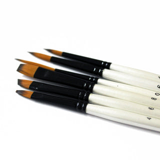 Artmaster Pearl Watercolour Assorted Paint Brush Set of 6