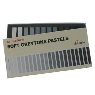 Inscribe 12 Square Soft Grey Tone Pastels