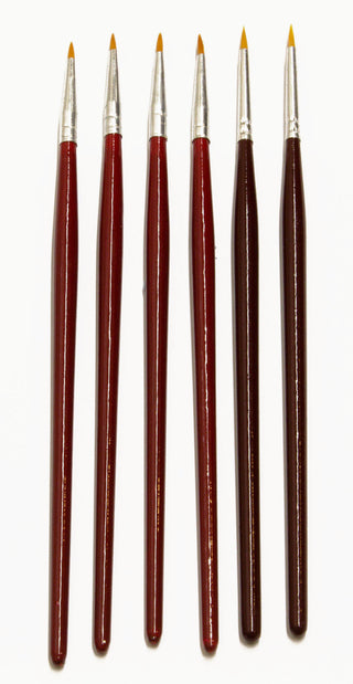 Major Brushes Fine Detail Brush Set of 6