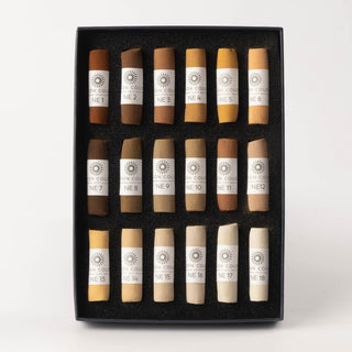 Unison Colour Single Soft Pastels : NATURAL EARTH 1 - 18