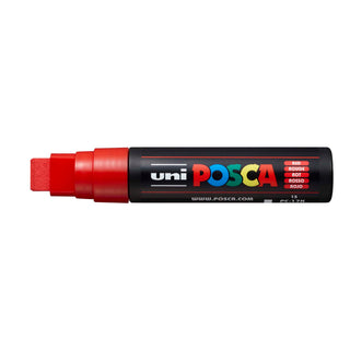 Uni POSCA PC-17K 15mm Broad Chisel Marker Pens - Red