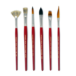 Artmaster Foliage Special Effects Watercolour Brush Set of 6