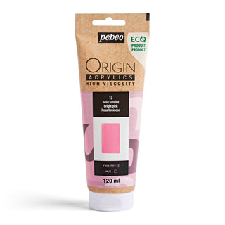 Pebeo Origin High Viscosity Acrylic 120ml - Bright Pink