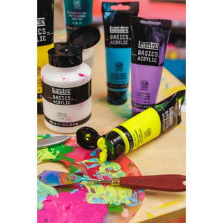 Liquitex Basics Acrylic Fluorescents 6 x 118ml Set