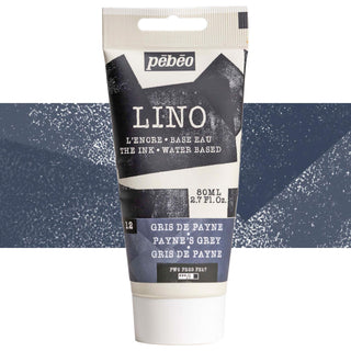 Pebeo LINO Water Based Printmaking Ink 80ml - 12 Payne's Grey