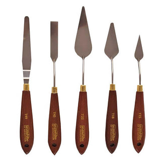 Seawhite of Brighton 5pc Stainless Steel Painting Knife Set