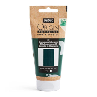 Pebeo Origin High Viscosity Acrylic 60ml - Phthalocyanine Emerald
