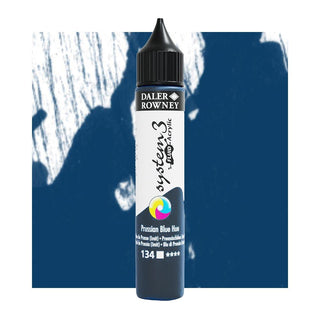 Daler Rowney System 3 Fluid Acrylic 29.5ml - 134 Prussian Blue Hue