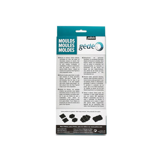 Pebeo Gedeo Geode Coaster Moulds Pack of 4