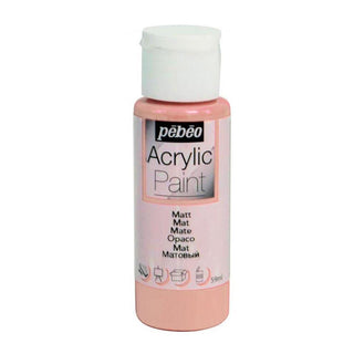 Pebeo Acrylic Paint 59ml Bottles - Matt Antique Pink