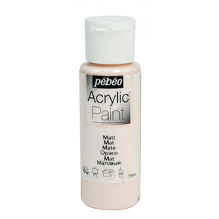 Pebeo Acrylic Paint 59ml Bottles - Matt Powder Pink