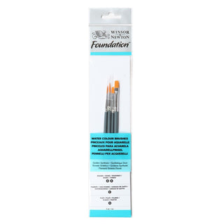Winsor & Newton Foundation Watercolour Brush Set 4pc 5295014