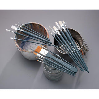 Winsor & Newton Foundation Long Handled Oil Hog Brush Set 6pc 5295026