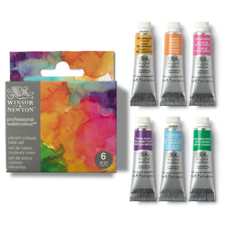 Winsor & Newton Professional Watercolour Vibrant Colours Set 6 x 5ml