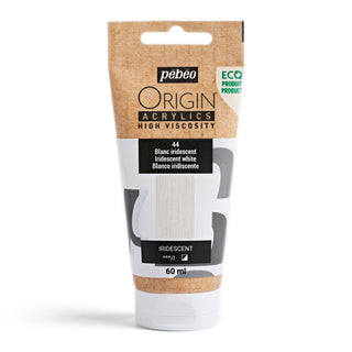 Pebeo Origin High Viscosity Acrylic 60ml - Iridescent White