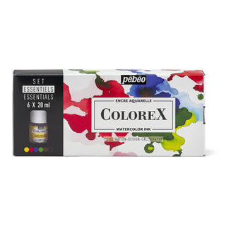 Pebeo Colorex Watercolour Ink Essentials Set 6 x 20ml